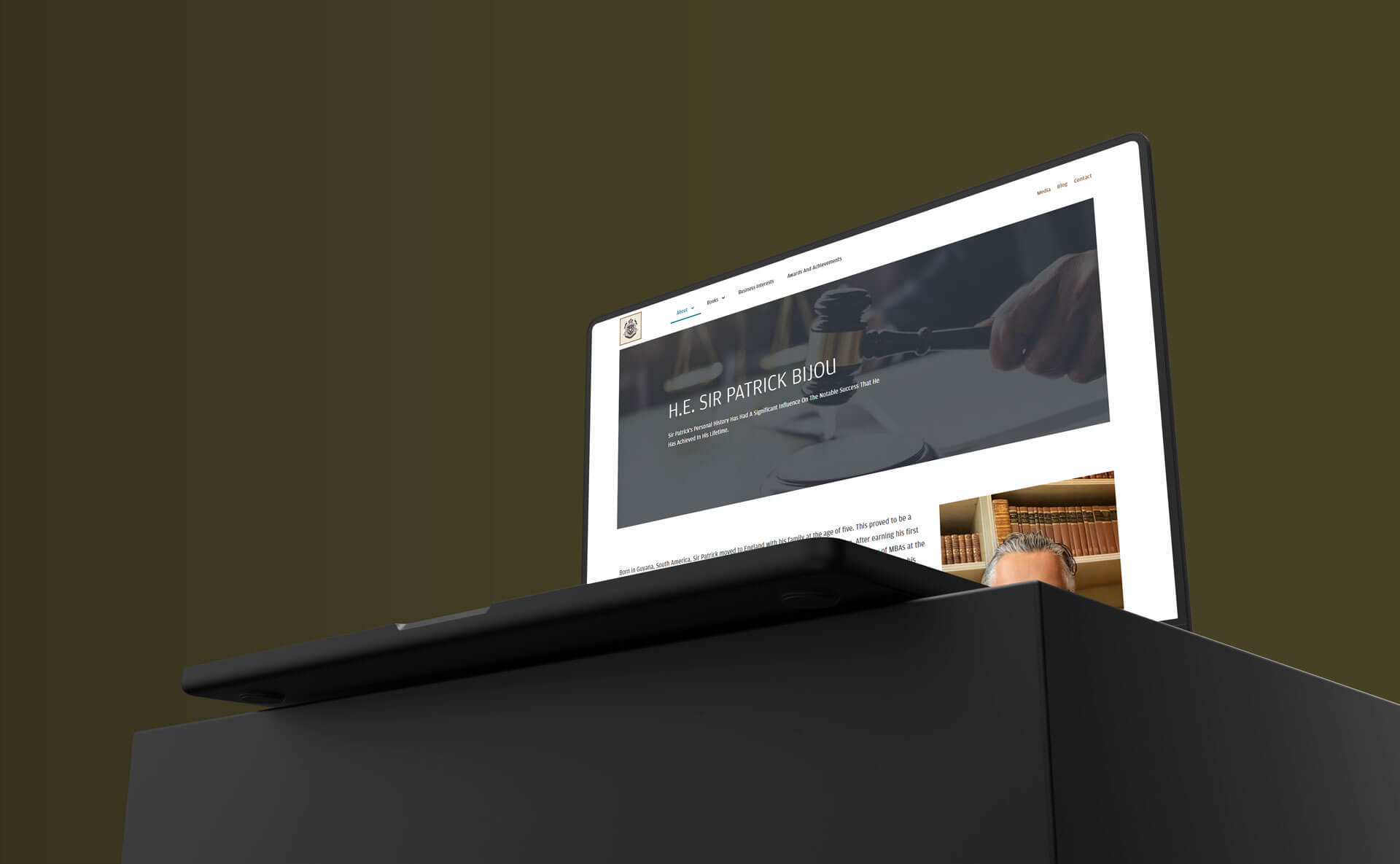 H.E. Sir Patrick Bijou